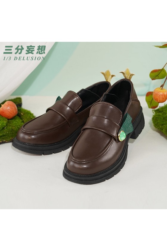 1/3 Delusion Genshin Impact Wendy Venti Cosplay Brown Shoes